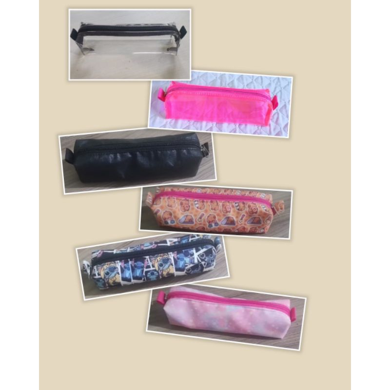 Estojo Slim/Necessaire Escolar Transparente e Estampado