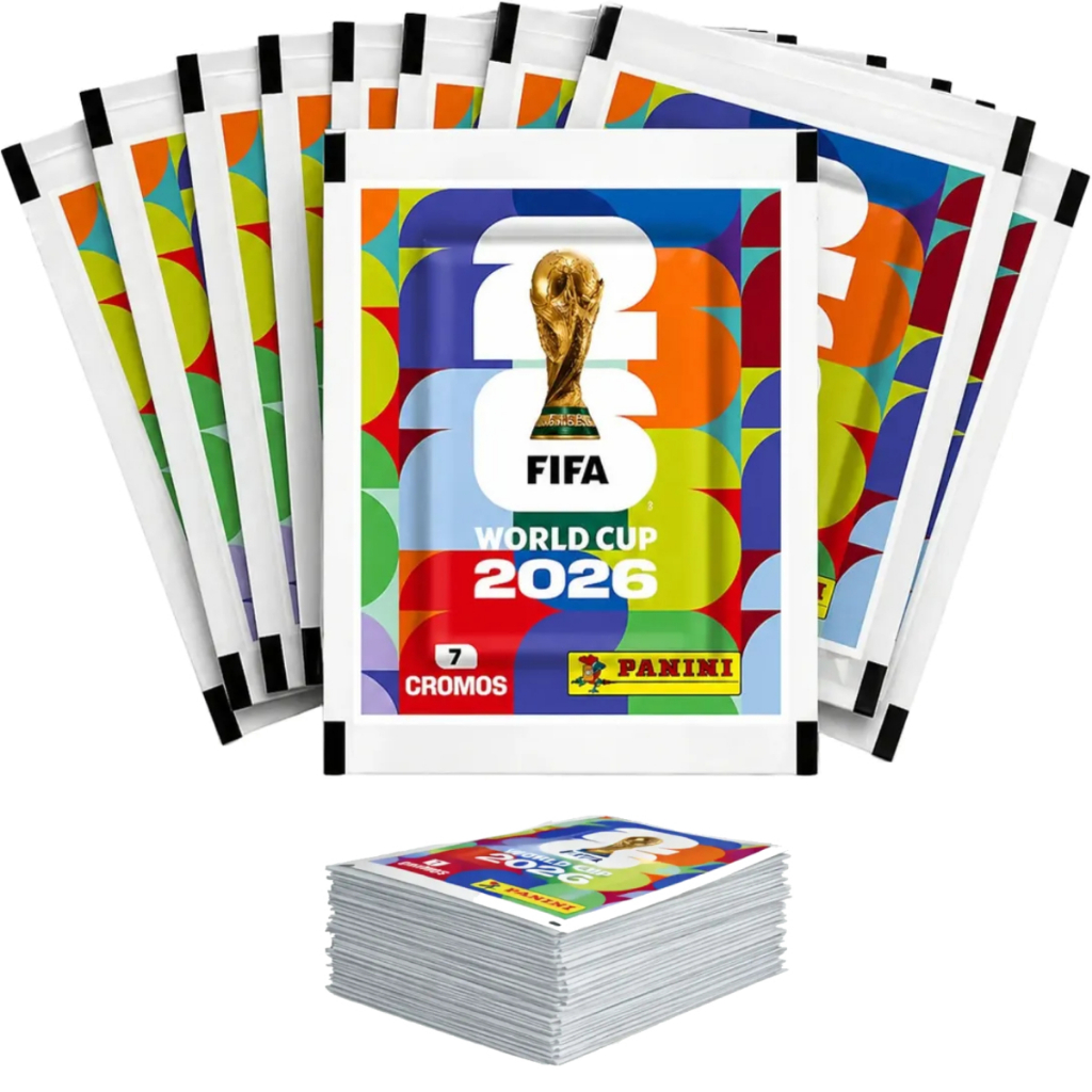 Kit 5/10/20 Envelopes Figurinhas Copa Do Mundo 2026 Panini Oficial Pacotes Lacrados Originais Colecionáveis