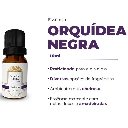 Essência Orquidea Negra 10ml 100% Concentrada - Coala
