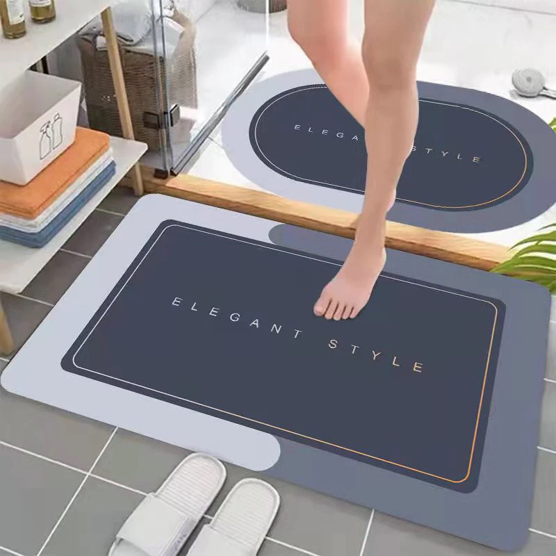Tapete para Banheiro de Secagem Rápida e Super Absorvente Ideal para Chuveiro Cozinha e Varanda