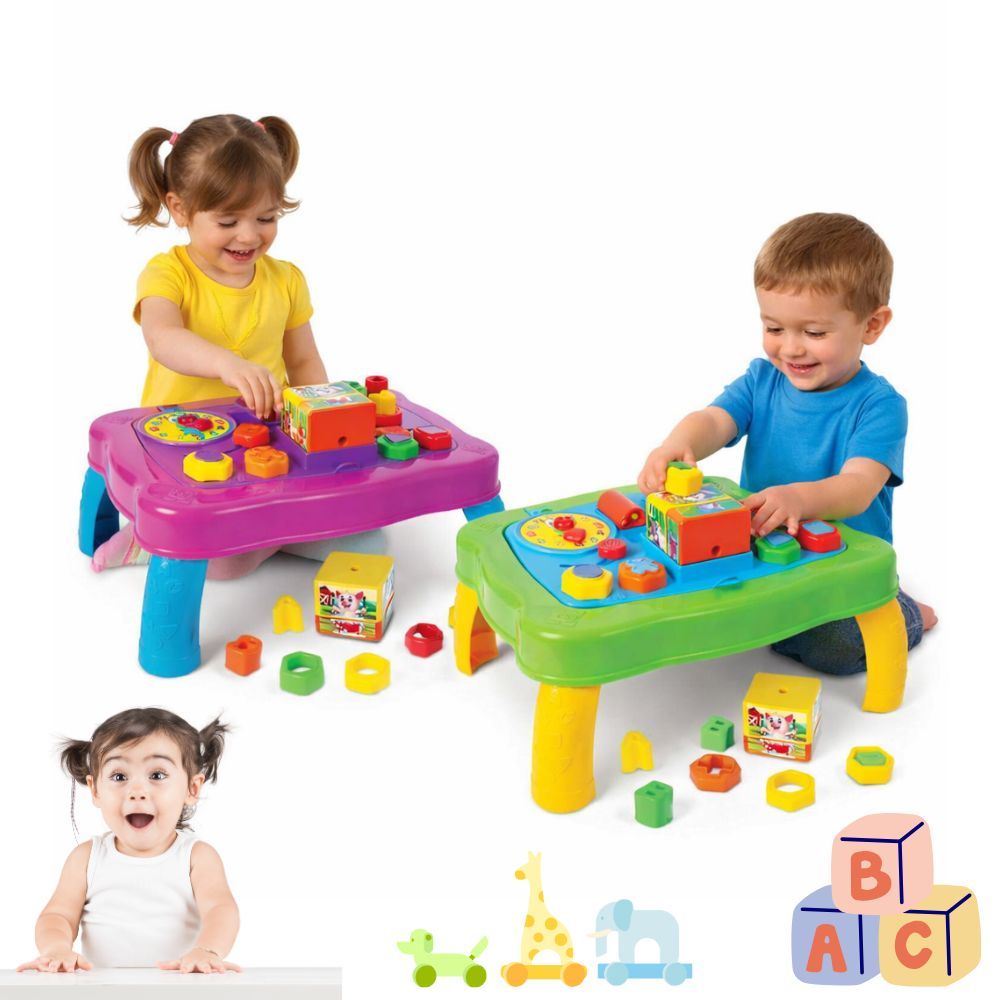 Mesa Infantil Didática Educativa Sensorial Mesa Divertida Atividades Interativas