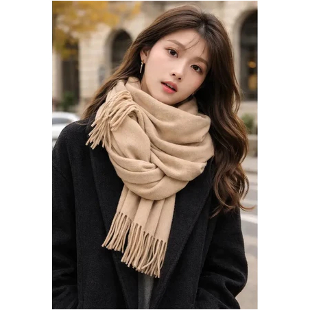 Cachecol Grosso Feminino Pashmina Lenço Moda Xale Echarpe Longo