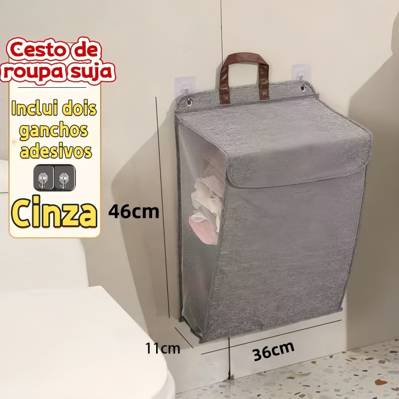 Cesto de armazenamento grande e dobrável adequado para roupas e brinquedos