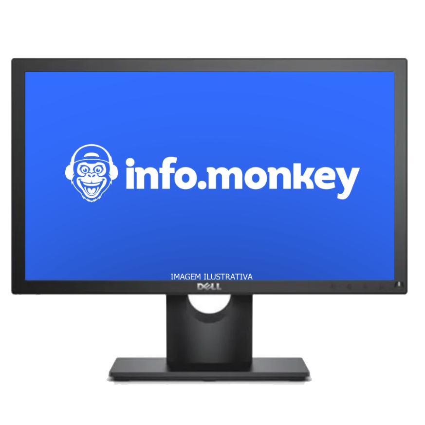 MONITOR VGA PARA PC COM CABOS - NOTEBOOK COMPUTADOR DE 15 16 17 19 20 POL -  TESTADO COM GARANTIA