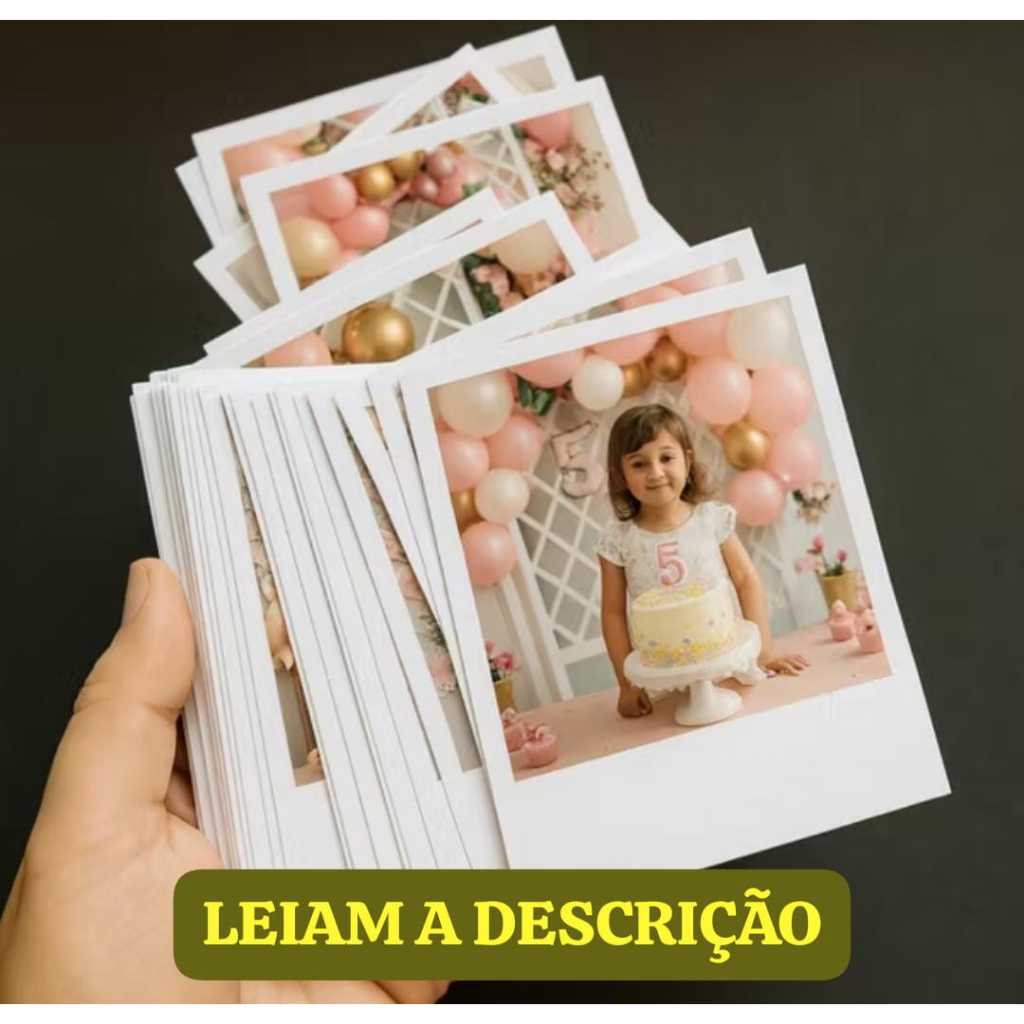 Mini Foto (45,56×57,986) 45 -30-15Unidades - Cabe na capinha de Celular - Alta qualidade - SEM LEGENDAS 📷