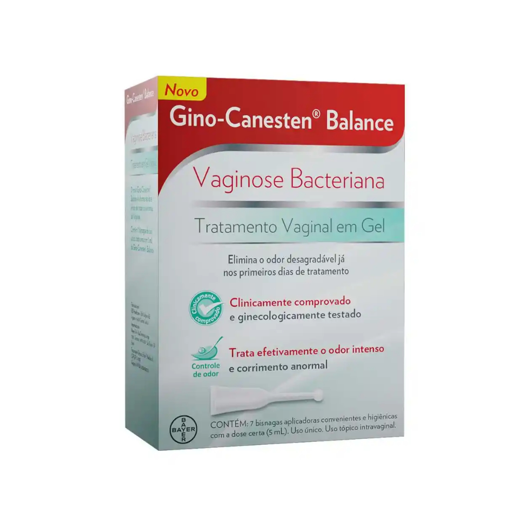 Gino-Canesten Balance Gel Com 7 Bisnagas De 5ml Cada