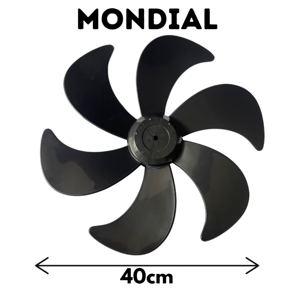 Hélice p/ Ventilador Mondial  40cm Preta