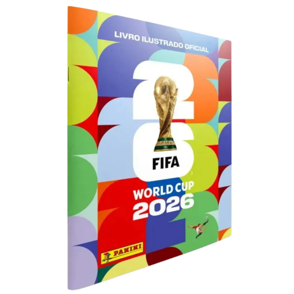 Álbum Oficial Copa do Mundo 2026 Panini Fifa World Cup 2026 Capa Mole Brasil Figurinhas Bater Bafo