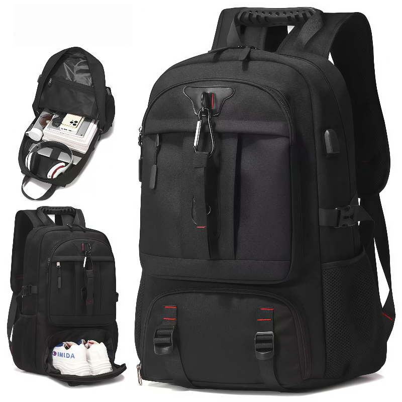 Mochila De Viagem Masculina De 80 Litros , Mala extra Grande Para Caminhada Ao Ar Livre