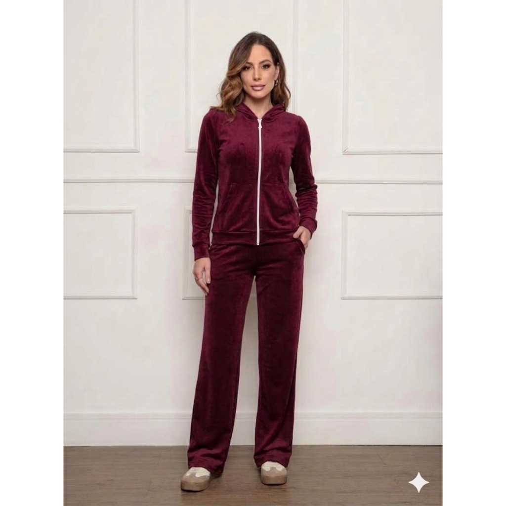 Conjunto Veludo Feminino - Plush