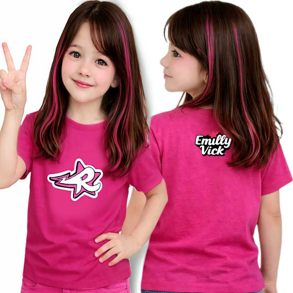 Camiseta Infantil Emilly Vick Menina