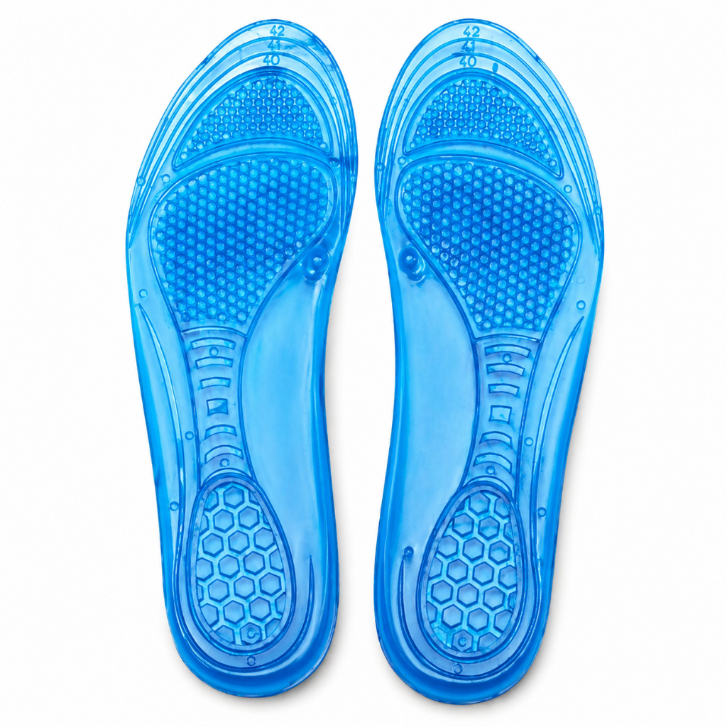 Palmilha Ortopédica Gel Silicone com Alta Absorção de Impacto