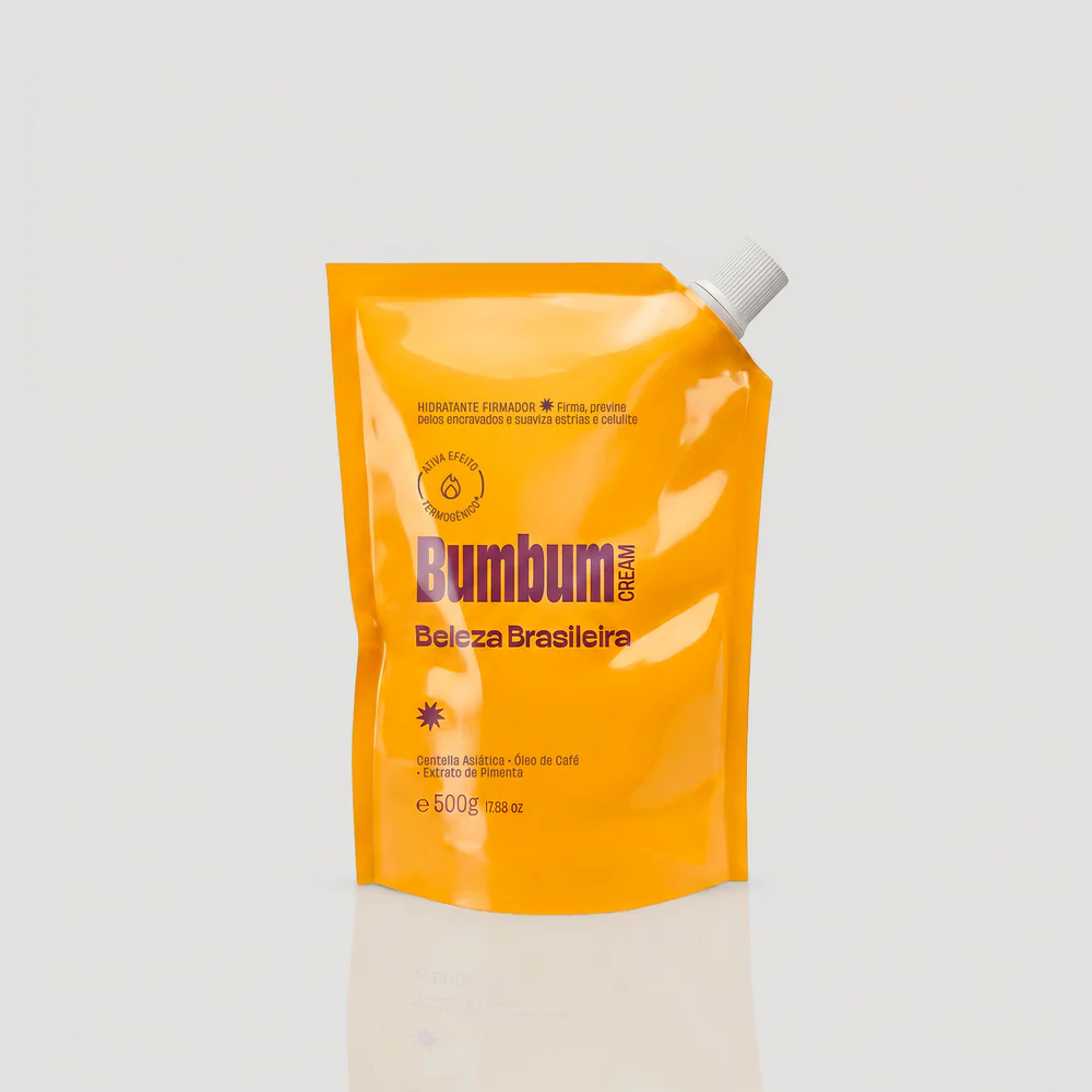 Bumbum Cream Refil 500g Hidratante Firmador Celulite Estrias Termogênico Beleza Brasileira