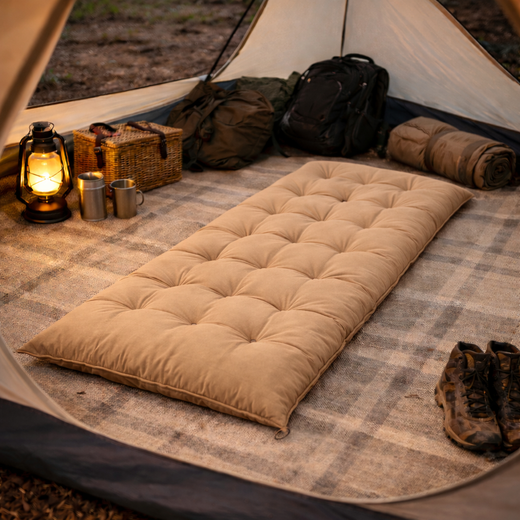 Colchonete Futon 1,70x60 Espreguiçadeira Almofada Grande Confortável Multiuso