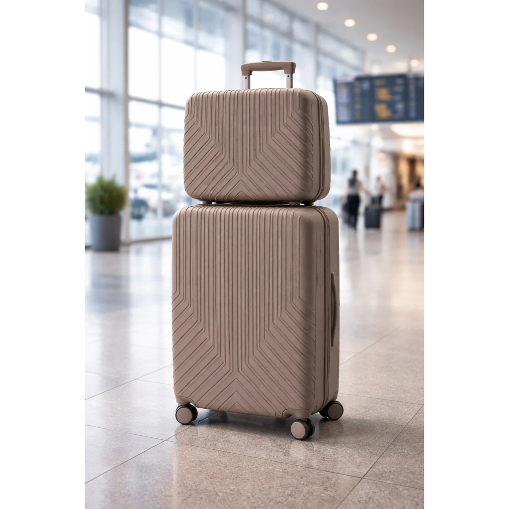 Mala de Viagem Bordo Polipropileno Moderna 10kg 23kg 30kg Com ou Sem Frasqueira Padrão Anac
