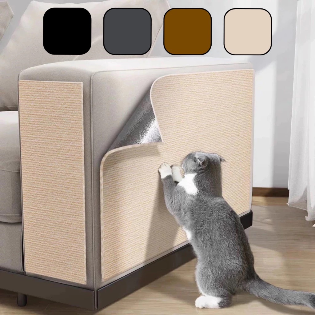 1 a 4 Arranhador Adesivo para Gato Protetor de Sofá Cama Box e Móveis Tapete Anti Arranhões