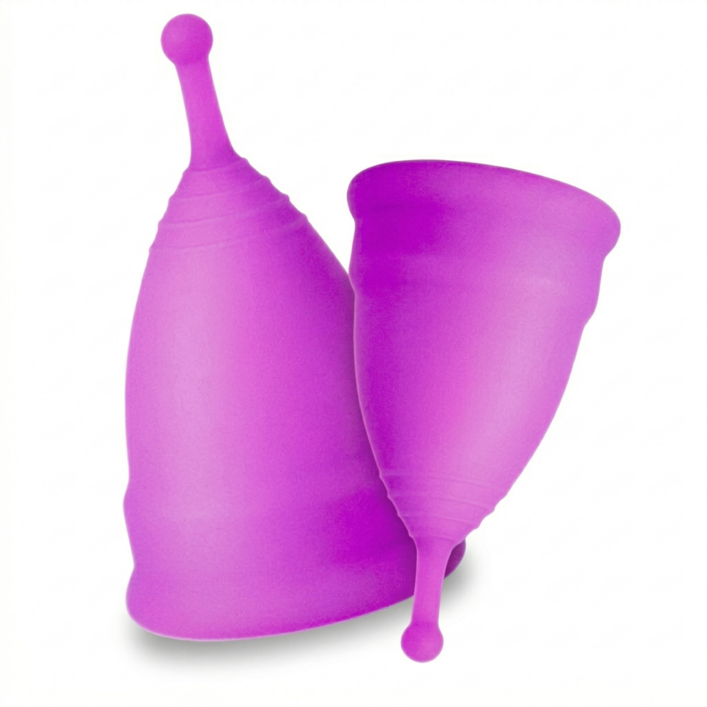 Coletor Menstrual Feminino P M Copo Ecológico Silicone Hipoalergênico Reutilizável Corrida Trabalho