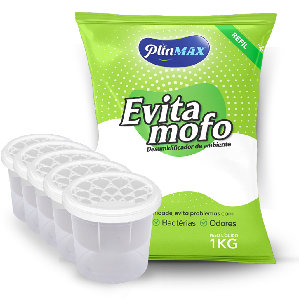 Evita mofo de Calcio 1 unidades + 5 potes Desumidificadores