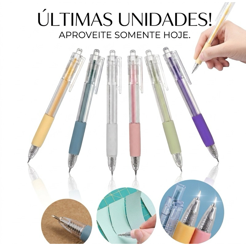 Caneta Cortadora De Papel Portátil Estilete Scrapbook Cartonagem