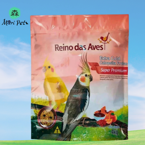 EXTRA GOLD CALOPSITA 4 kg - Reino das Aves