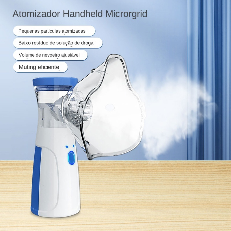Nebulizador Portátil Mini Inalador Silencioso Ultra-sônico Automático para Adultos e Crianças-N11