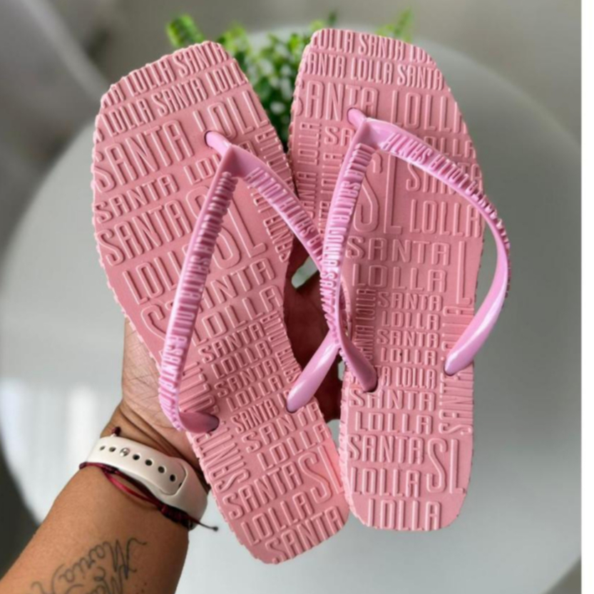 CHINELO FEMININO EM ALTO RELEVO BICO QUADRADO VARIAS CORES