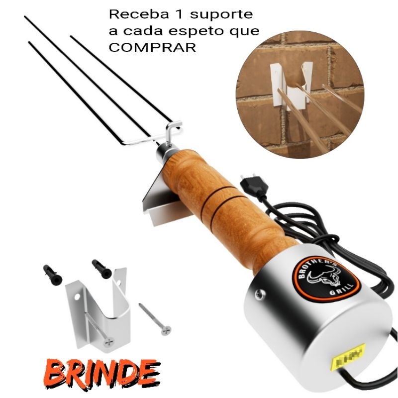 Espeto Giratório Elétrico Brothers Grill Linha eco Churrasco Melhor Custo Beneficio Barato