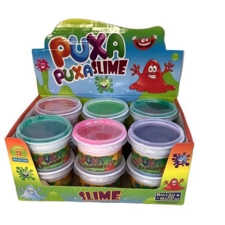 Puxa Puxa Slime Kit 15 Unidades Lembrancinha Festa