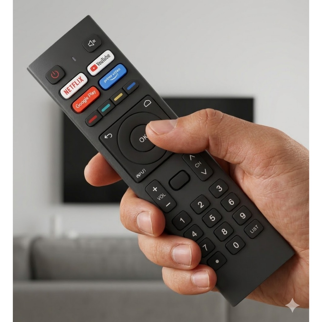 Controle Remoto Compatível Com  TV Konka UHD 4K  Kdg50 Kdg43 Kdg32 Android Smart