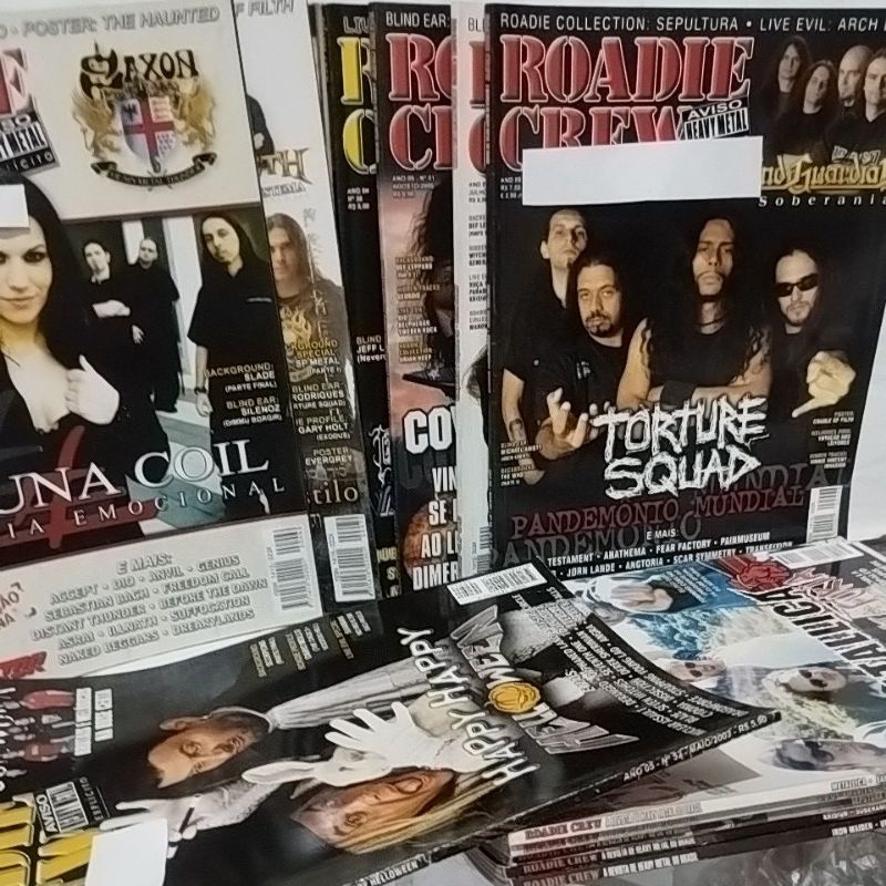 Revistas Roadie Crew a sua Escolha!