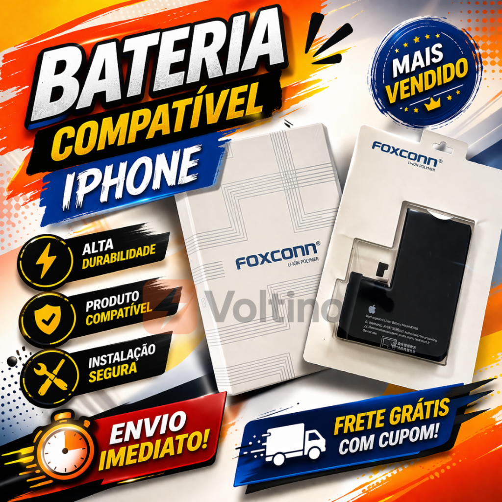 Bateria iPhone SUPER PROMOÇÃO -compatível iPhone 15, 15pro Max 15pro 13 pro , 14 pro 13 ,13pro max ,11,12 14pro max.