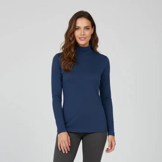 Blusa Termica Cacharrel Inverno Flanelada Golinha Alta Feminino Adulto Segunda Pele Gola Alta Segunda Pele Blusa de Frio