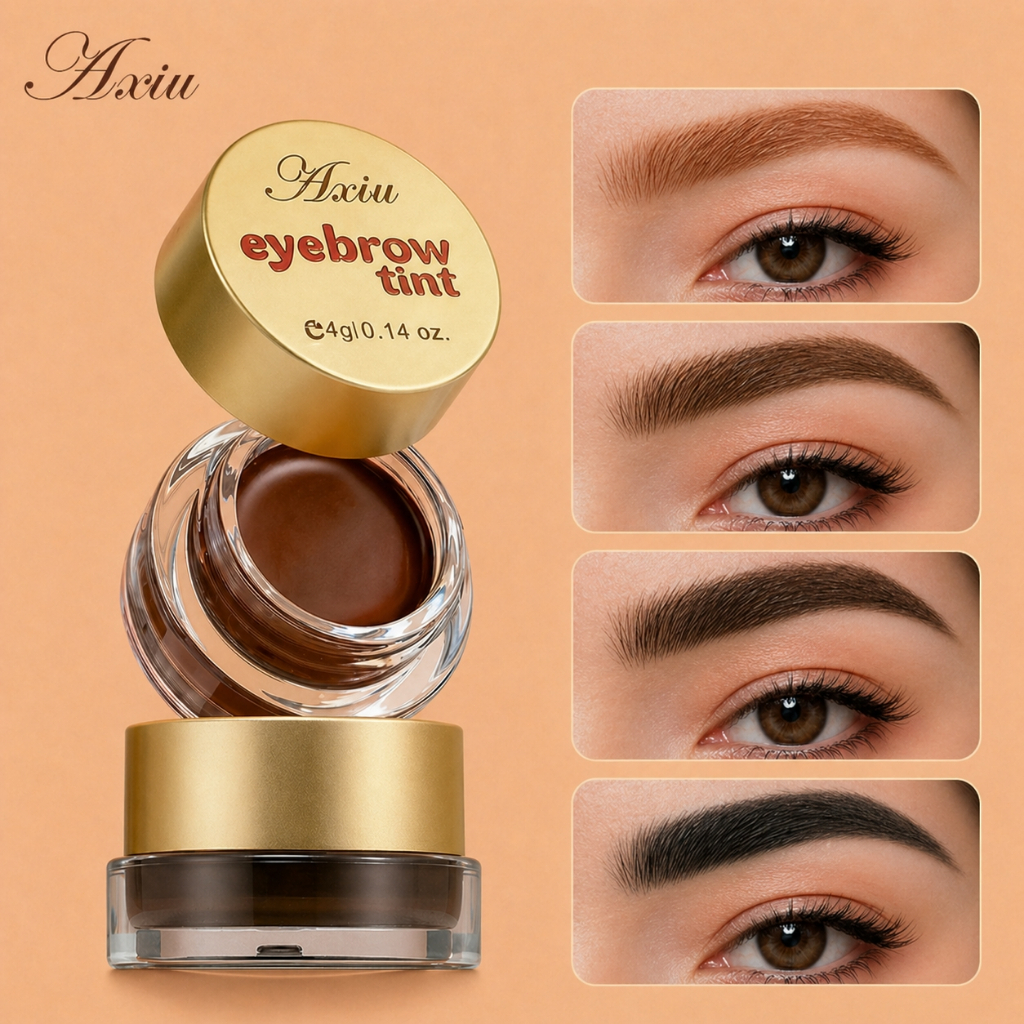 🌸AXIU-1🌸 Tintura Pomada para Sobrancelhas À Prova D'água À Prova de Suor Cor Natural