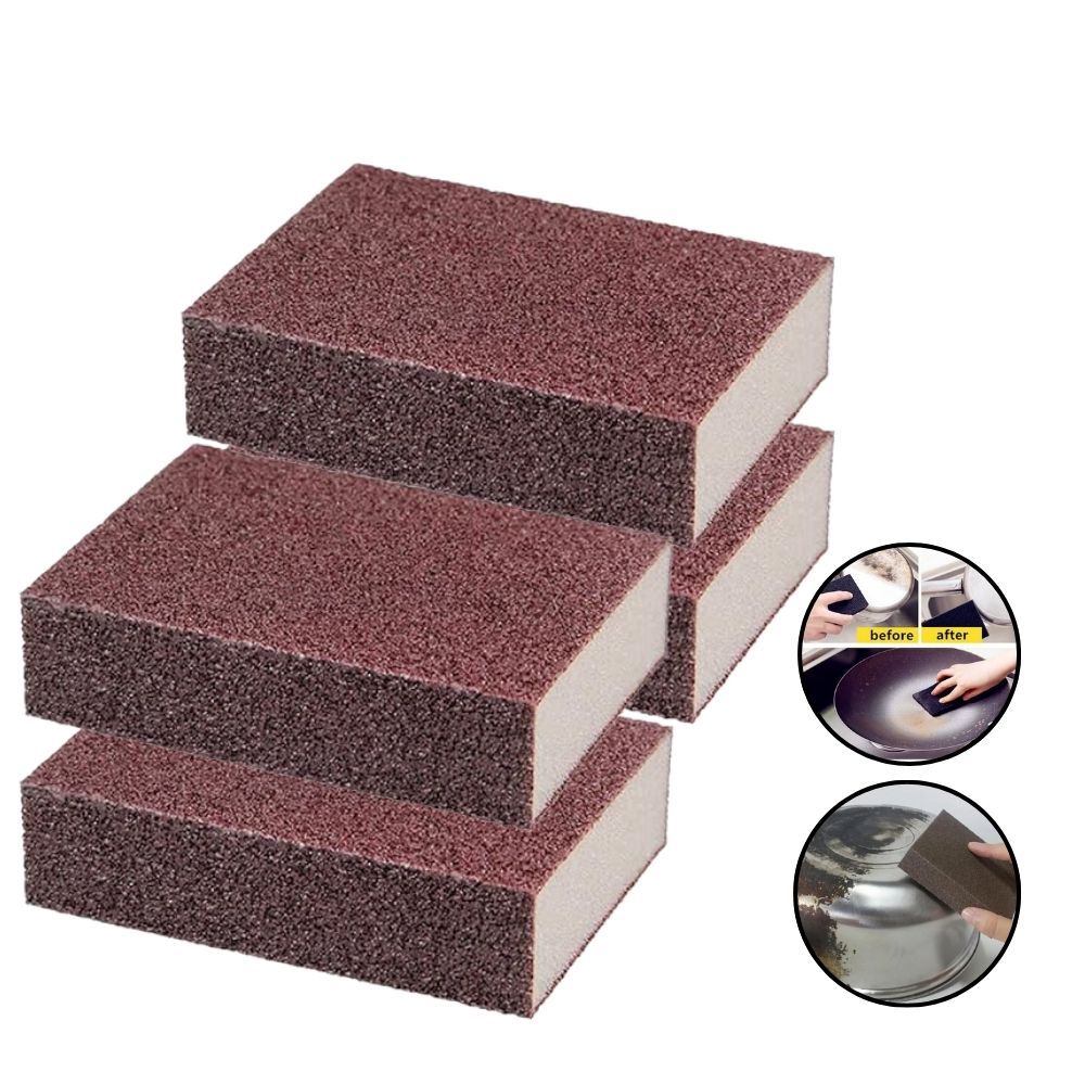 1/2/3/4 Esponja Mágica Limpa Forno Panelas Inox Removedor Ferrugem Multiuso