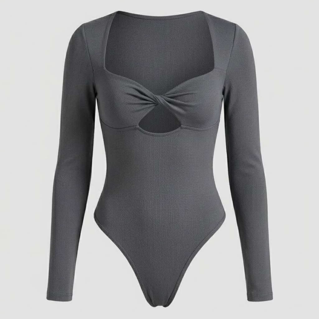Body Feminino Suplex Nozinho Forro Duplo Premium Com Fecho