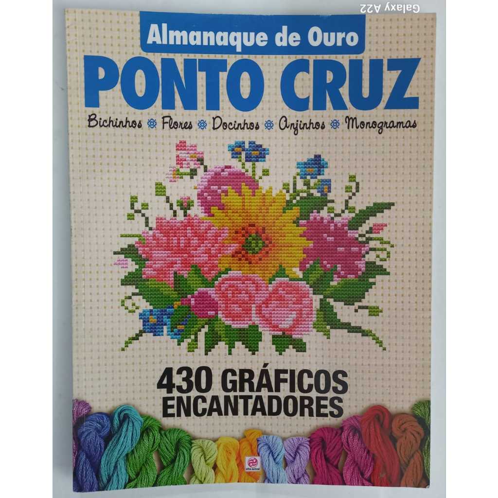 Ponto Cruz - Almanaque De Ouro 430 Gráficos - Monogramas