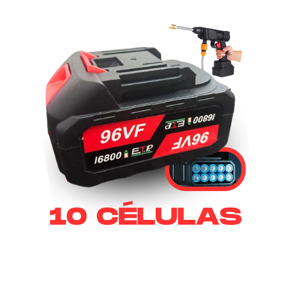Bateria Recarregável 96VF para Pistola de Lava Jato – Células de Alta Performance