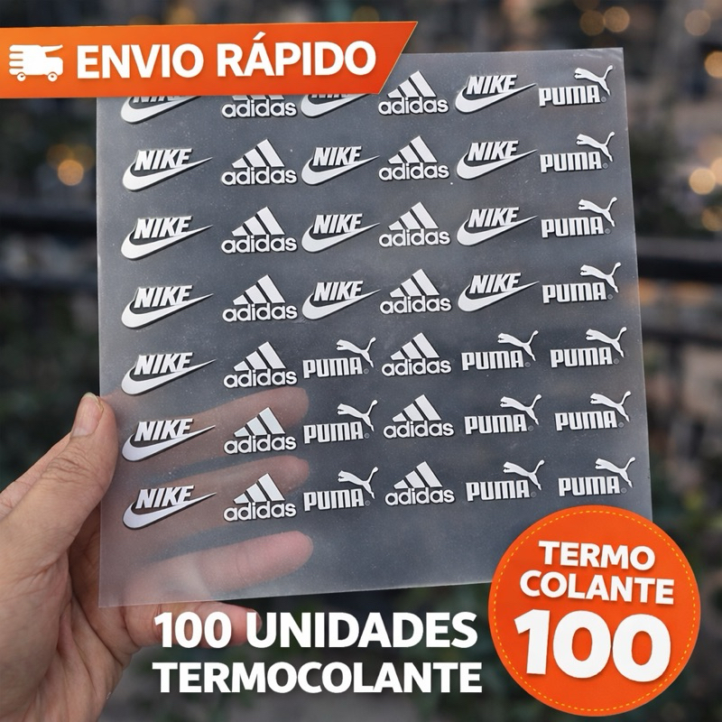 100 Termocolantes 3cm | Patch Termo Colante Roupas Bonés Mochilas Personalização