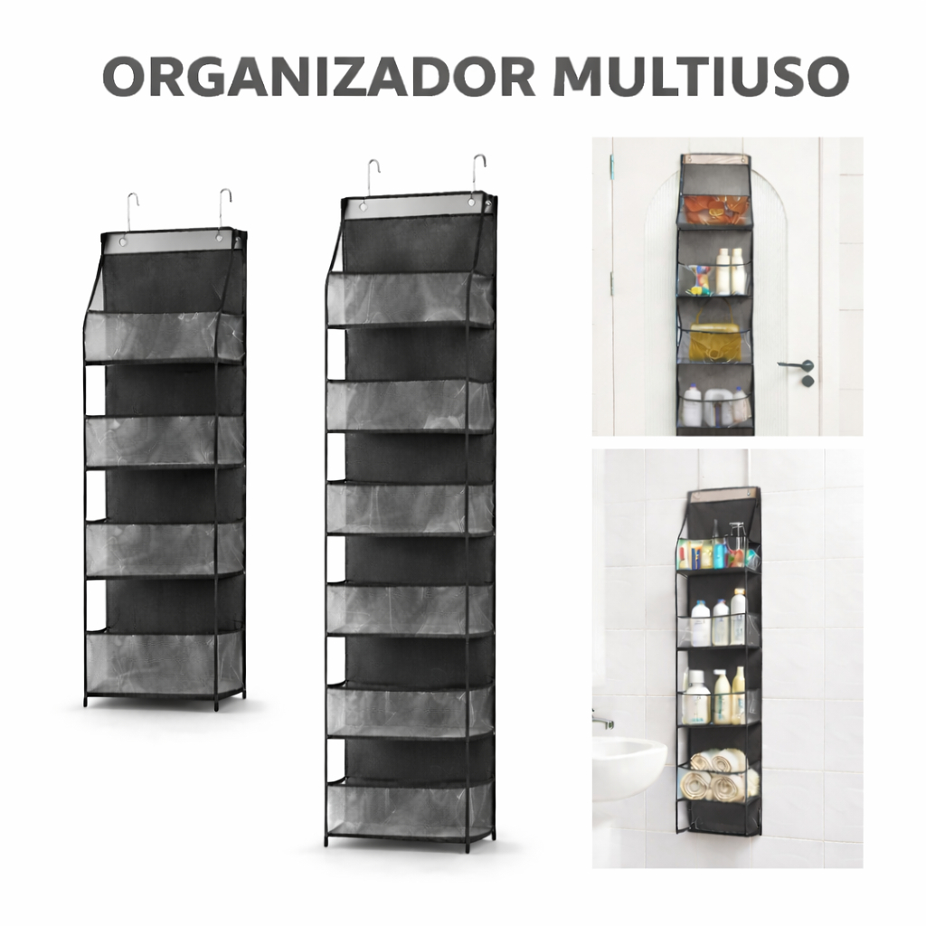 Organizador Multiuso Suporte de Bolsas Cosméticos  Porta De Tecido Multifuncional Diversos Carpei