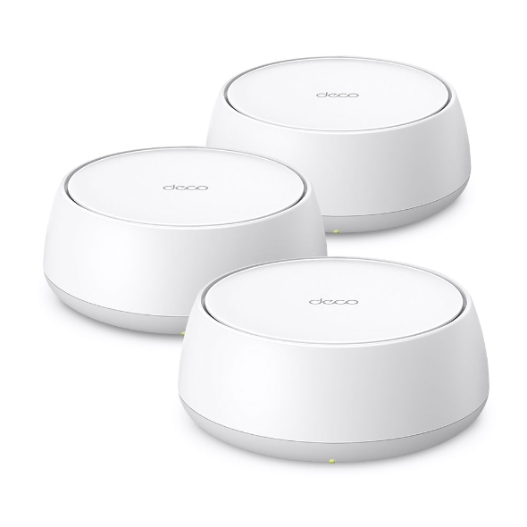 Kit de Roteador Deco BE22(3unid.) Dual Band BE3600 Sistema Mesh Wi-Fi 7, 150 dispositivos TP-Link