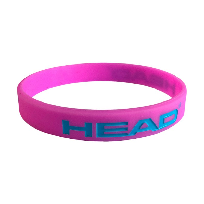 Pulseira Head Original Silicone Tennis, Beach Tenis, Squash, Padel, Pickleball - Rosa