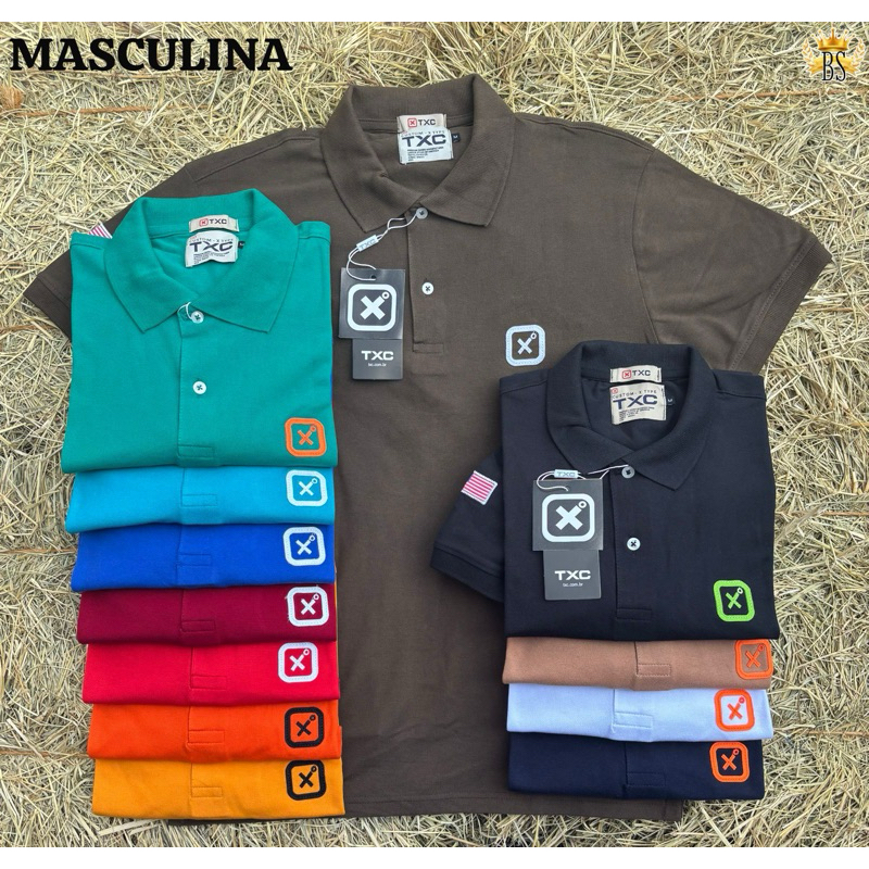 Polo TXC masculina. Estilo country, conforto e qualidade pra quem vive a tradição com atitude!🤠💥