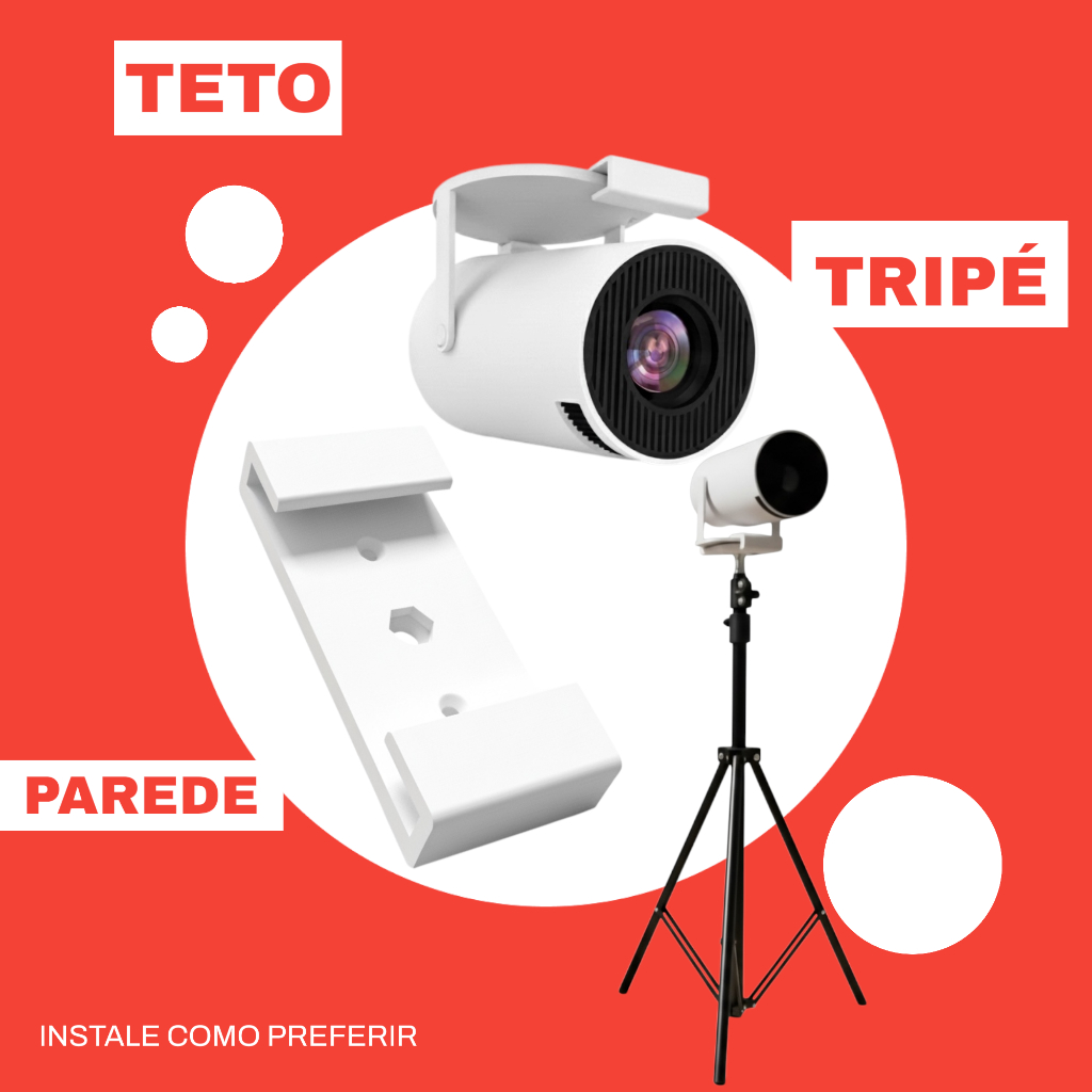 Kit Completo Suporte para Projetor HY300