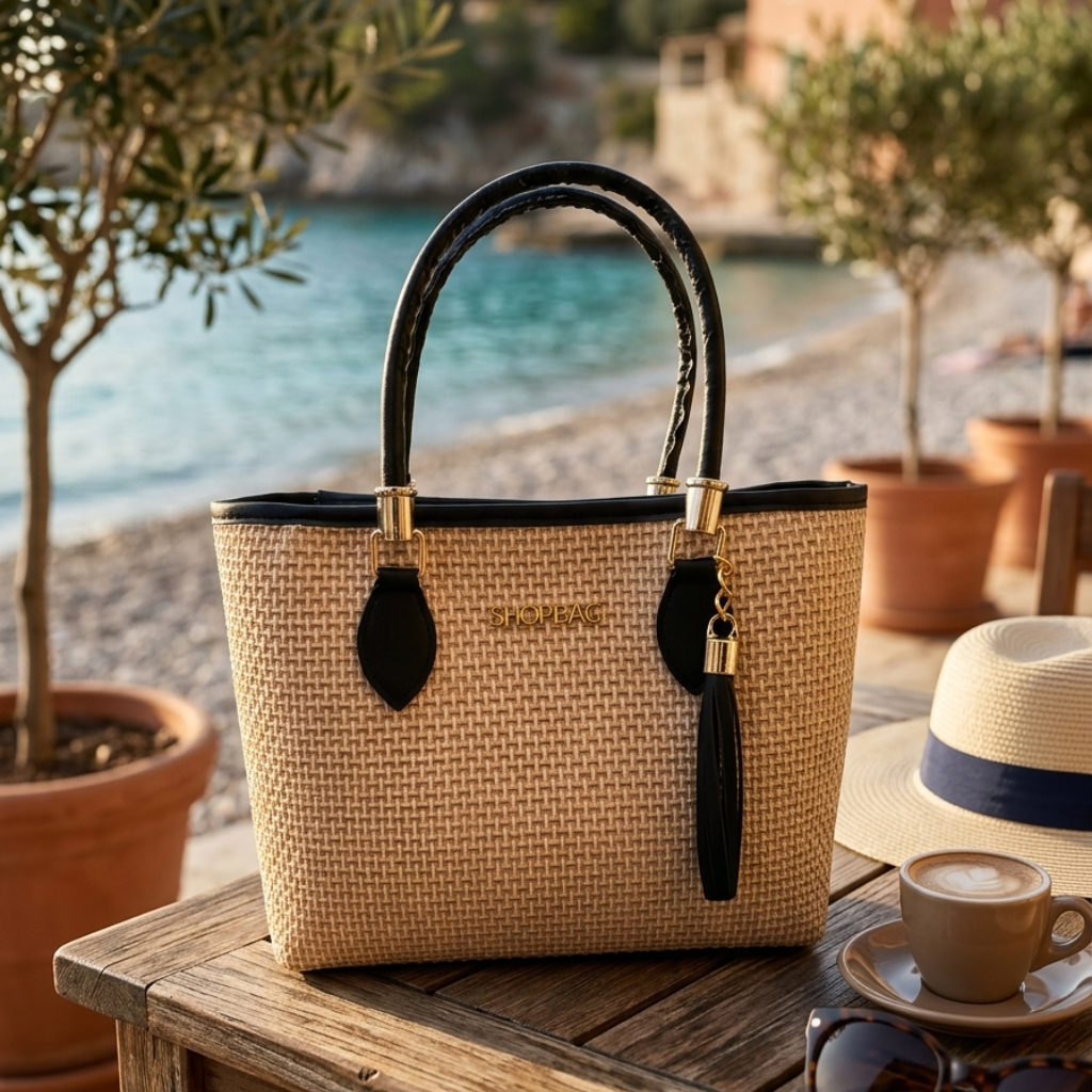 Bolsa Feminina Média Shopbag Capri Lançamento bolsa com alça