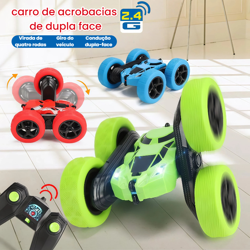 Carro de controle remoto infantil recarregável 360° giratório de alta eficiência