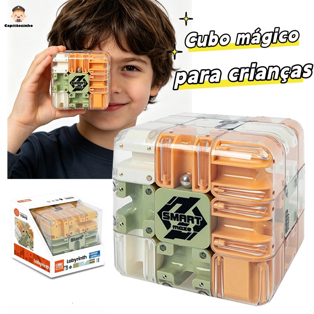 Cubos De Labirinto 3D Educacionais , Jogo Educacional De Quebra-Cabeça Para Alívio Do Estresse