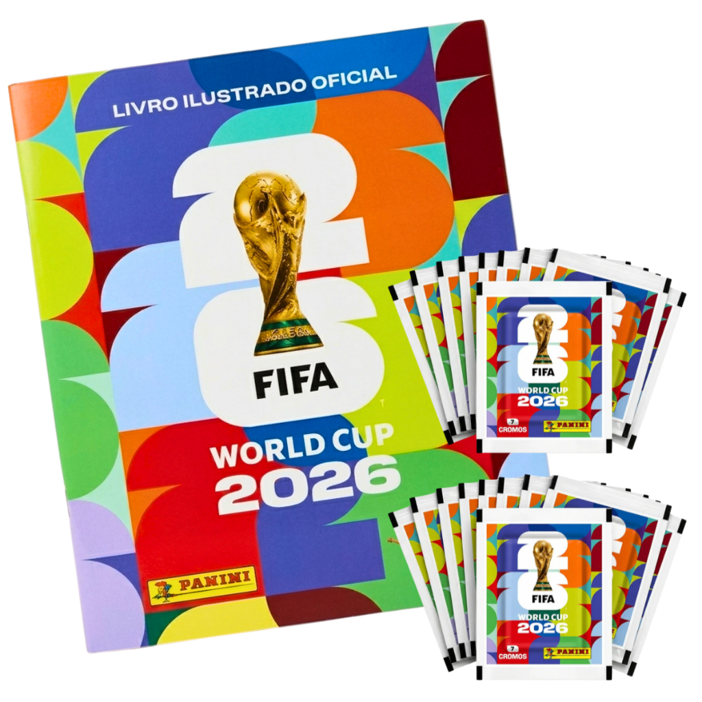 Album Capa Mole Brochura Figurinhas Copa Do Mundo FIFA 2026 Original Panini
