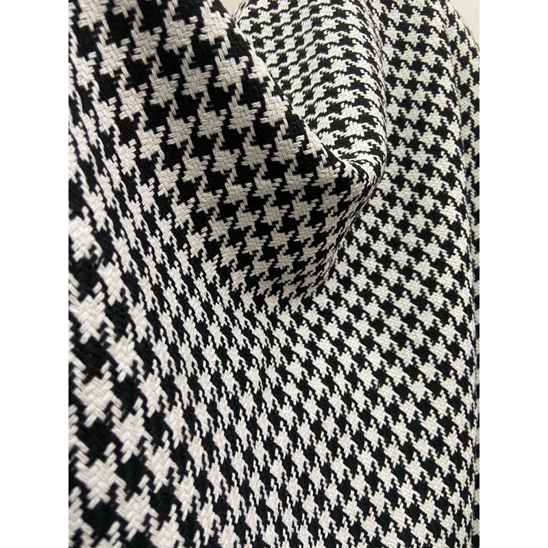 Tecido Tweed Lã Pied Poule Premium Algodão Metro 1,50M de Largura