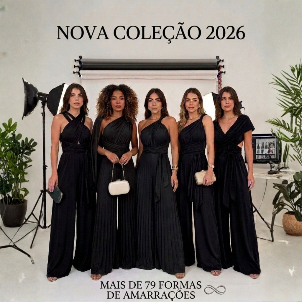 Macacão Feminino Longo Multiformas Pantalona Elegante Festa Conversível Vários Modelos Casual