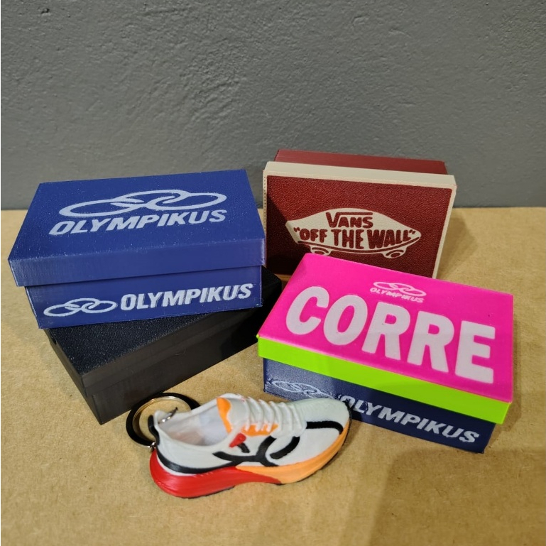 Miniatura Caixa de Tênis 3D Personalizada – Decoração Sneaker / Presente Criativo